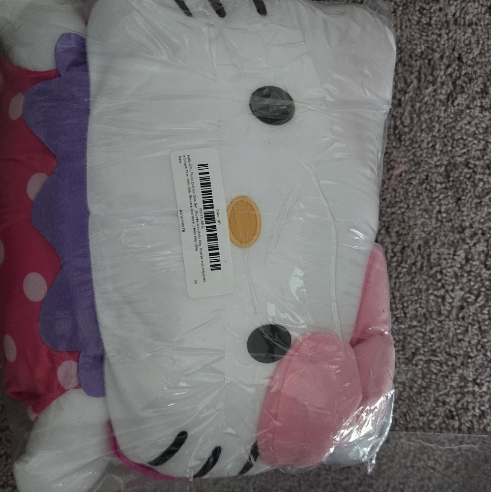 Hello kitty plush backpack